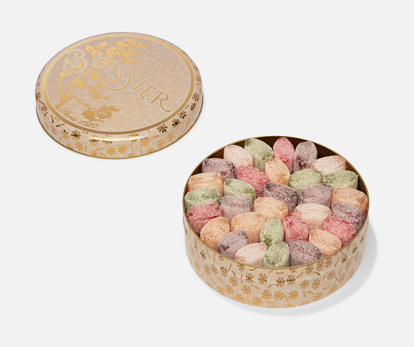 Boîte métal de Rigolettes Fleurs de 420g