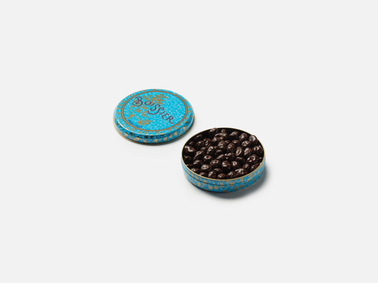 Raisins au Sauternes dans boîte métal Bleu Boissier de 80g