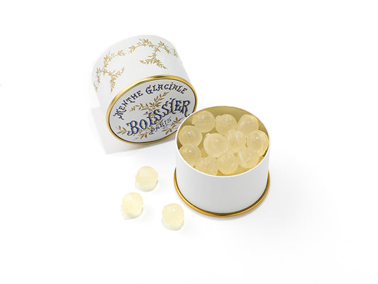 Poudrier de Bonbons Boule Menthe