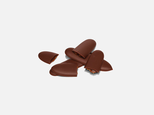 Langues de chat caramel chocolat au lait