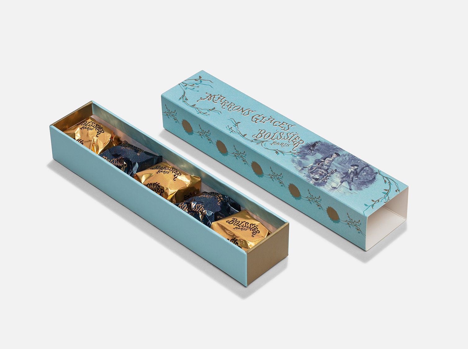 Marrons Glacés dans réglette 5 pièces