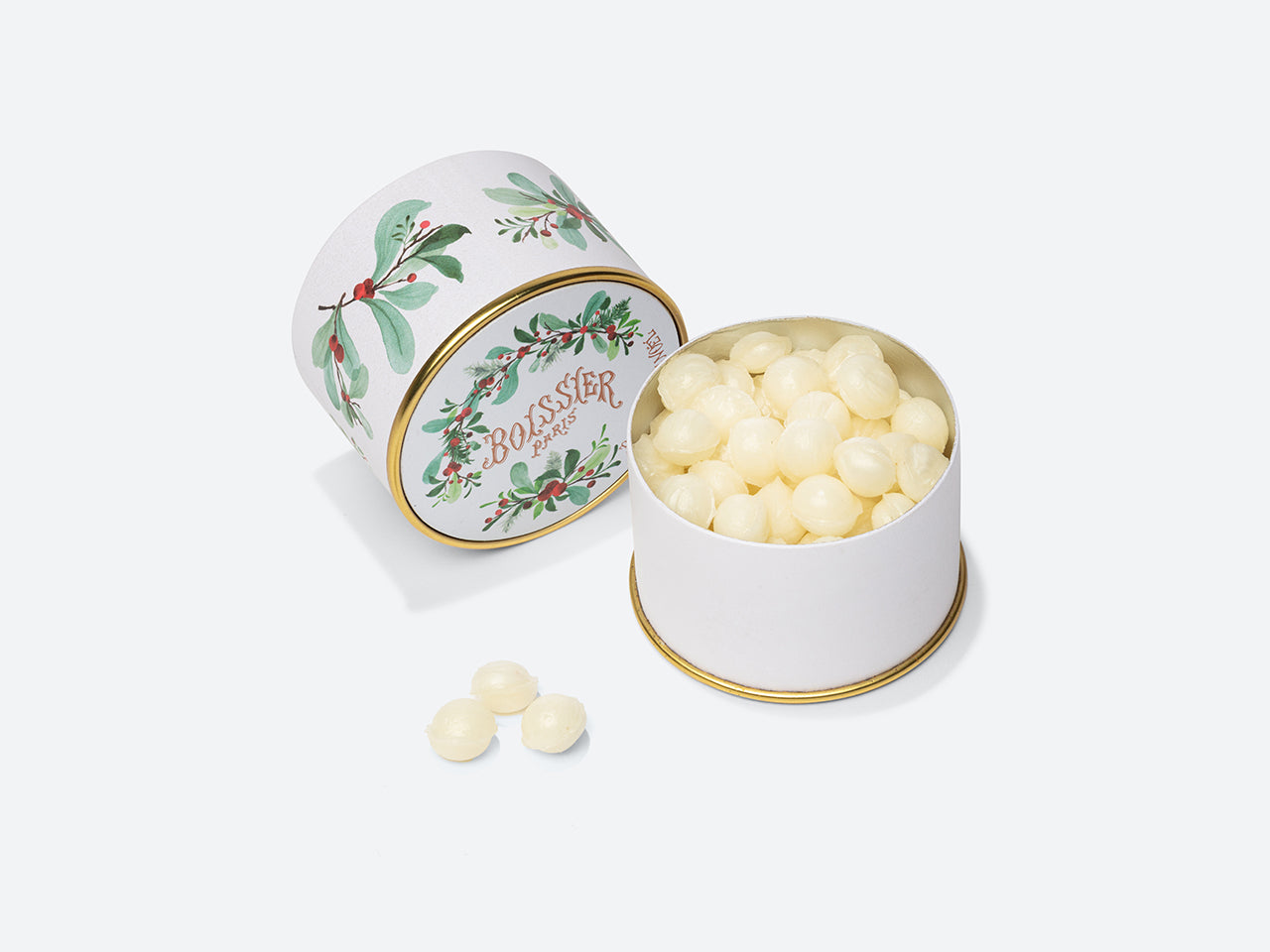 Perles Anis dans leur poudrier de Noël