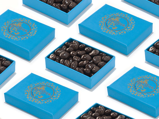 Boîte Bijoux de Raisins au Sauternes enrobés de chocolat