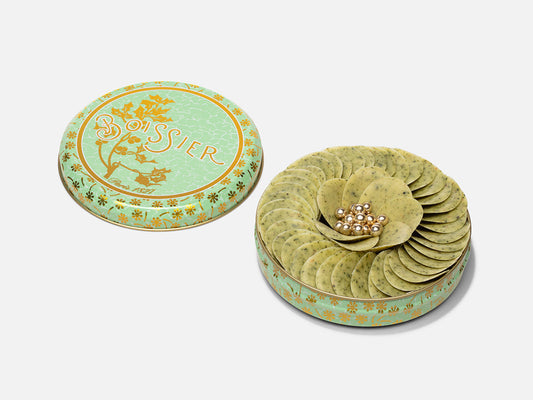 Pétales de Chocolat Genmaicha & Perles Or