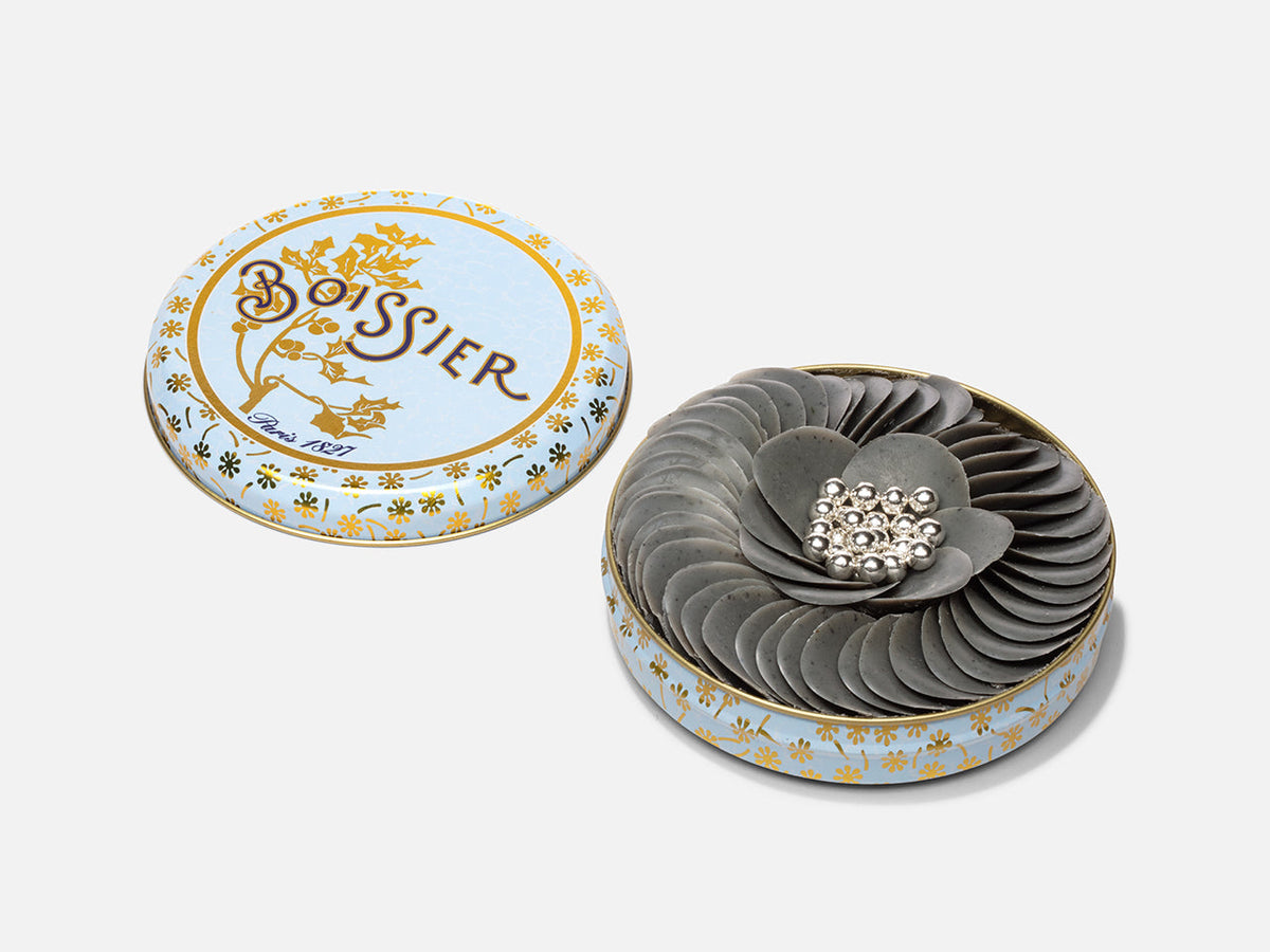 Pétales de Chocolat Sésame & Perles Argent