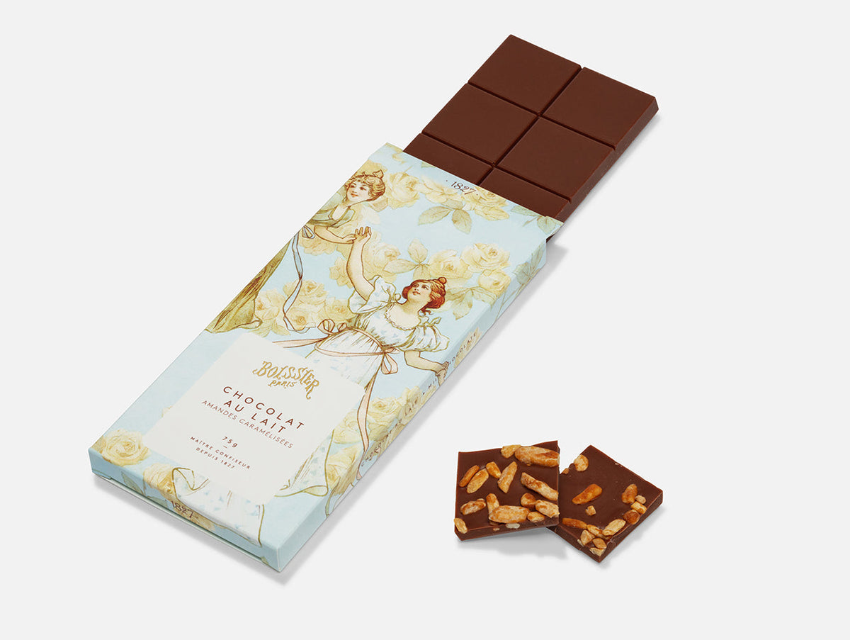 Tablette Chocolat Lait Amandes Caramélisées