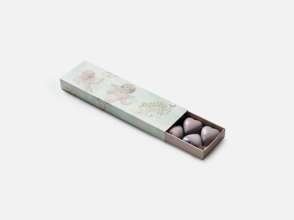 Coeurs Chocolat Litchi-Rose